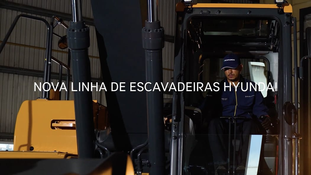 Nova linha de escavadeiras Hyundai – Série HX